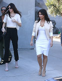 Kim and Kendall Bring Their Sisterly Love to Beverly Hills