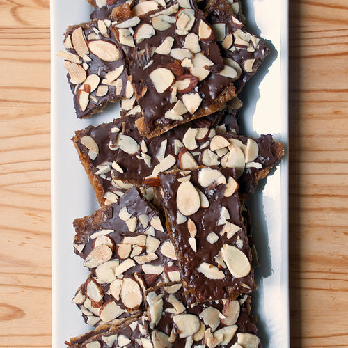 Chocolate-Covered Almond Matzo Toffee Chocolate-Covered Almond Matzo Toffee