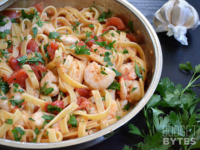 Spicy Shrimp and Tomato Pasta Spicy Shrimp and Tomato Pasta