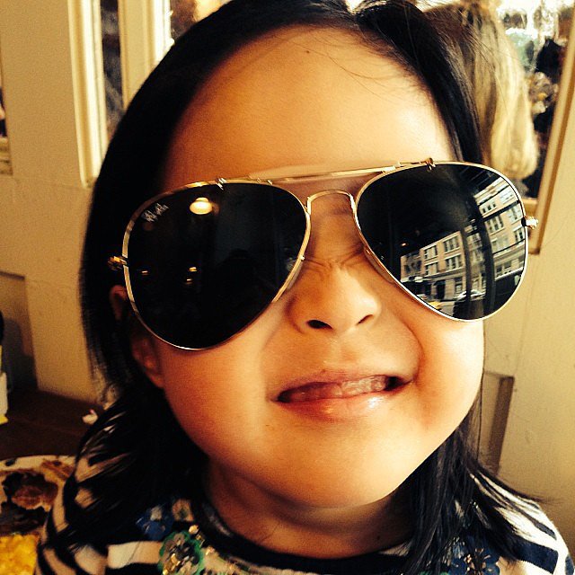 Naleigh Kelley was the epitome of cool in her dad's Ray-Bans.
Source: Instagram user joshbkelley
Naleigh Kelley was the epitome of cool in her dad's Ray-Bans.
Source: Instagram user joshbkelley
