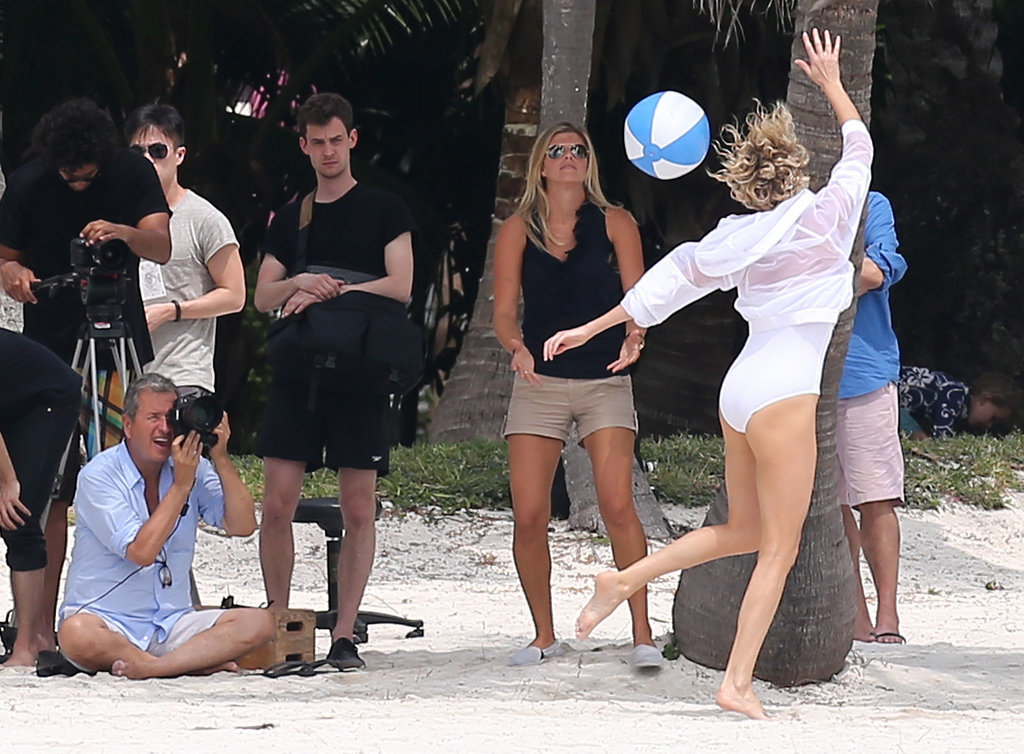 Charlize Theron Is Having a Ball on Her Beach Photo Shoot Charlize Theron Is Having a Ball on Her Beach Photo Shoot