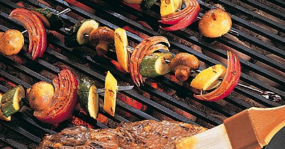 Sunday BBQ: Grilled Beef Sirloin and Famer's Market Skewers Sunday BBQ: Grilled Beef Sirloin and Famer's Market Skewers