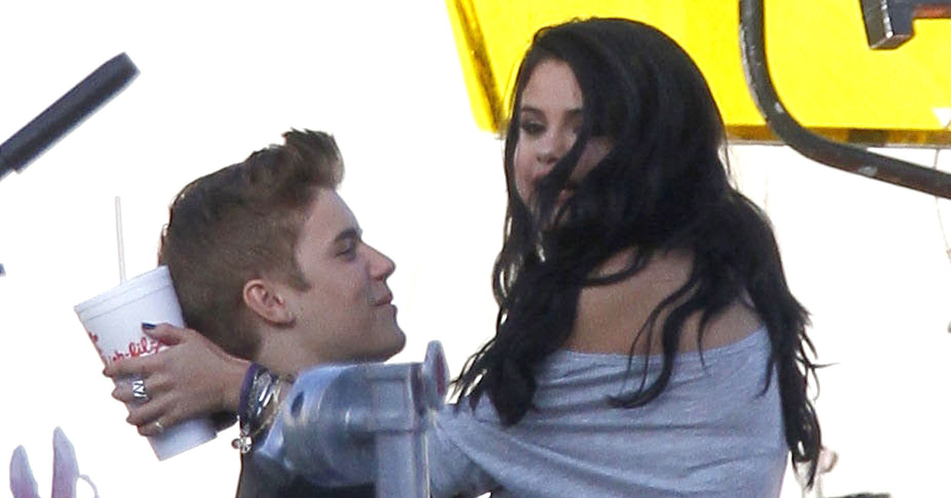 Justin Bieber and Selena Gomez PDA Music Video Set Pictures POPSUGAR