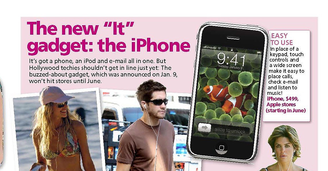 Jake Gyllenhaal Loves The iPhone Too? Jake Gyllenhaal Loves The iPhone Too?