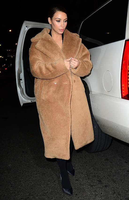kim kardashian winter style