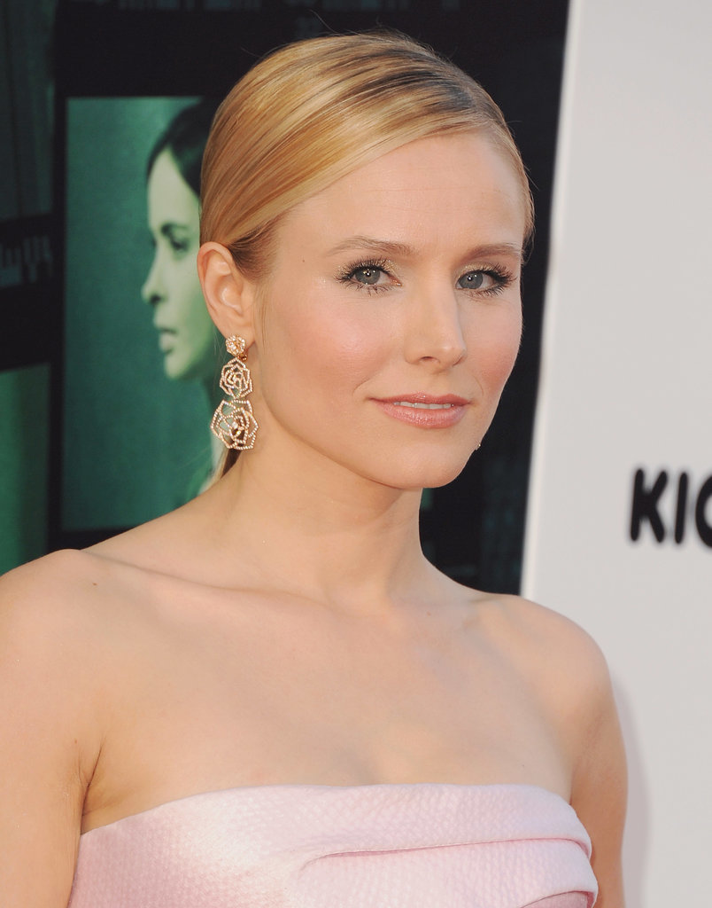 PS: What's one of your favorite beauty looks that you've worn for any role that you've played?
KB: I really liked the liquid wing eyeliner that I wear on House of Lies. I especially wear it in season two. It's really clean and sharp, and the makeup look complements my character's attitude in the business world.
PS: Were there any other standouts?
KB: Yeah, throughout the Veronica Mars series, which was also echoed in the movie, I wore a taupe smoky eye. Because she was in high school, I couldn't wear a blunt smoky eye and I couldn't wear too much makeup. But, I do often think that as an actress, the makeup you choose can be representative of your character's armor and insecurity. So I wanted Veronica to have a tougher, smokier eye. Even though it was very, very pale smoky, it made her feel more confident and less naked.
PS: Would you try the braid from Frozen?
KB: Yes and funnily enough, when I was recording the character I had much longer hair. Subconsciously, one day, I came in with it braided. And then for the rest of my recording, it just felt right. It was just a silly little way I was able to get into character.
PS: Did you think that braid would take off the way it has? There are a lot of girls re-creating it.
KB: No. I was just as shocked as everyone that people liked it so much. But it's cool. It must be flattering to the animators because they created such a cool look, and I like Anna just as much as anyone else.
PS: What's one of your favorite beauty looks that you've worn for any role that you've played?
KB: I really liked the liquid wing eyeliner that I wear on House of Lies. I especially wear it in season two. It's really clean and sharp, and the makeup look complements my character's attitude in the business world.
PS: Were there any other standouts?
KB: Yeah, throughout the Veronica Mars series, which was also echoed in the movie, I wore a taupe smoky eye. Because she was in high school, I couldn't wear a blunt smoky eye and I couldn't wear too much makeup. But, I do often think that as an actress, the makeup you choose can be representative of your character's armor and insecurity. So I wanted Veronica to have a tougher, smokier eye. Even though it was very, very pale smoky, it made her feel more confident and less naked.
PS: Would you try the braid from Frozen?
KB: Yes and funnily enough, when I was recording the character I had much longer hair. Subconsciously, one day, I came in with it braided. And then for the rest of my recording, it just felt right. It was just a silly little way I was able to get into character.
PS: Did you think that braid would take off the way it has? There are a lot of girls re-creating it.
KB: No. I was just as shocked as everyone that people liked it so much. But it's cool. It must be flattering to the animators because they created such a cool look, and I like Anna just as much as anyone else.