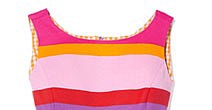 Fabworthy: Isaac Mizrahi Sunset Stripe Cotton Dress Fabworthy: Isaac Mizrahi Sunset Stripe Cotton Dress