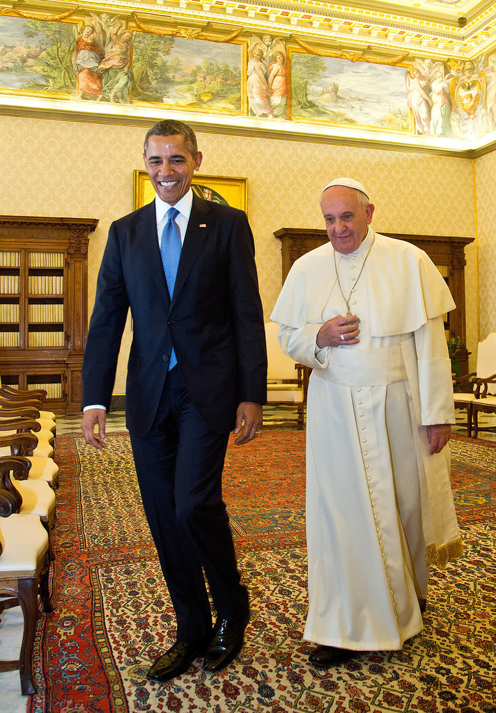 Obama rencontre le pape Fran ois en grand admirateur