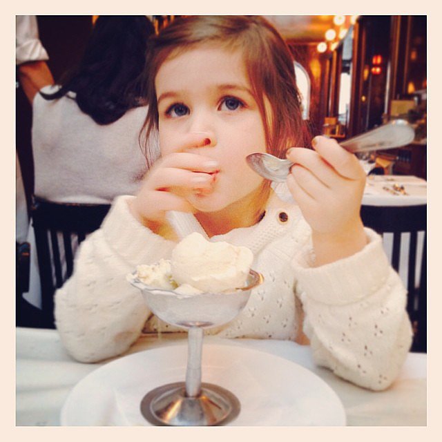 Harper Smith really enjoyed her dish of vanilla ice cream!
Source: Instagram user tathiessen
Harper Smith really enjoyed her dish of vanilla ice cream!
Source: Instagram user tathiessen