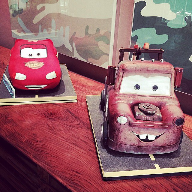 Hilary Duff went all out with Lightning McQueen and Tow Mater cakes for Luca's second birthday.
Source: Instagram user hilaryduff
Hilary Duff went all out with Lightning McQueen and Tow Mater cakes for Luca's second birthday.
Source: Instagram user hilaryduff