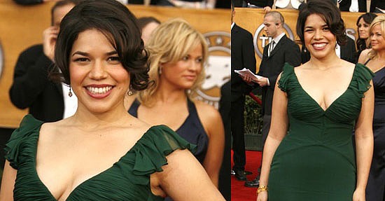 SAG Awards Red Carpet: America Ferrera SAG Awards Red Carpet: America Ferrera