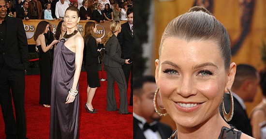 SAG Awards Red Carpet: Ellen Pompeo SAG Awards Red Carpet: Ellen Pompeo