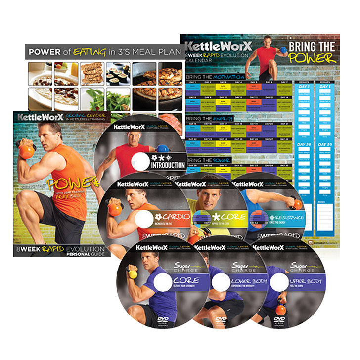 Kettleworx 8-Week Rapid Revolution DVD Set Kettleworx 8-Week Rapid Revolution DVD Set