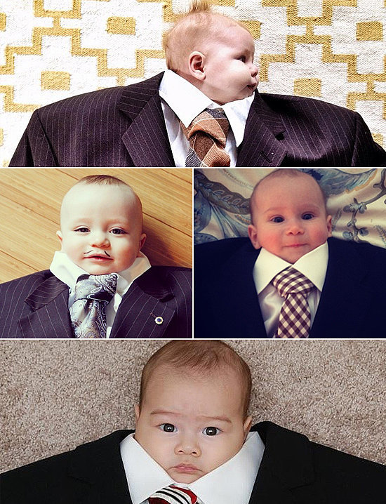 Why #BabySuiting Is Our New Favorite Hashtag Why #BabySuiting Is Our New Favorite Hashtag