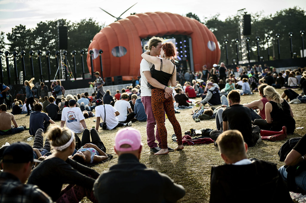 A couple danced at Roskilde Restival in Denmark.
A couple danced at Roskilde Restival in Denmark.