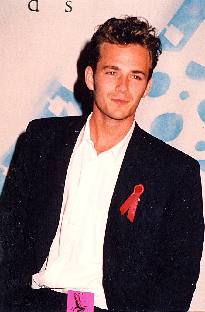 Luke Perry smoldered. Luke Perry smoldered.