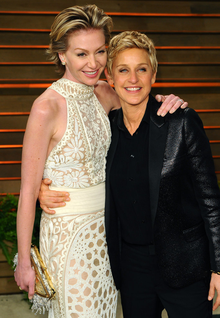 Ellen DeGeneres and Portia de Rossi Ellen DeGeneres and Portia de Rossi