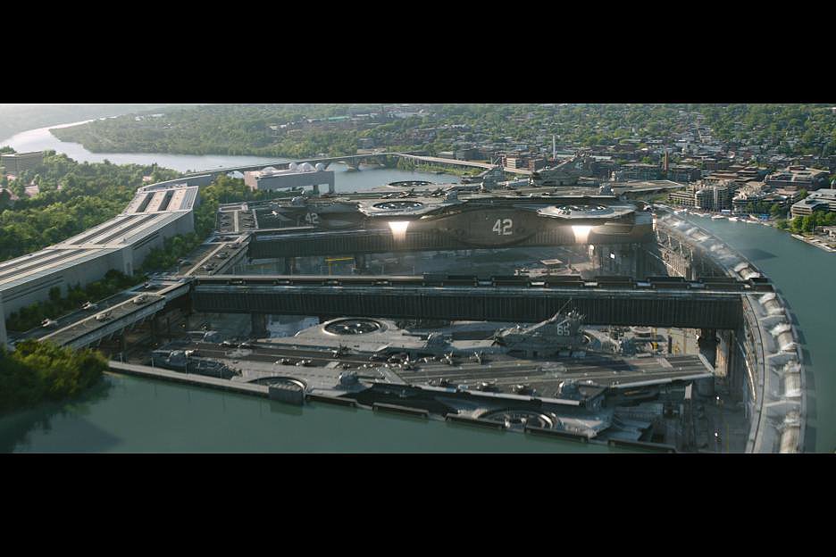 PS: OK, let's talk about the giant hover ship carrier. What was the development process for that vehicle like? PS: OK, let's talk about the giant hover ship carrier. What was the development process for that vehicle like?