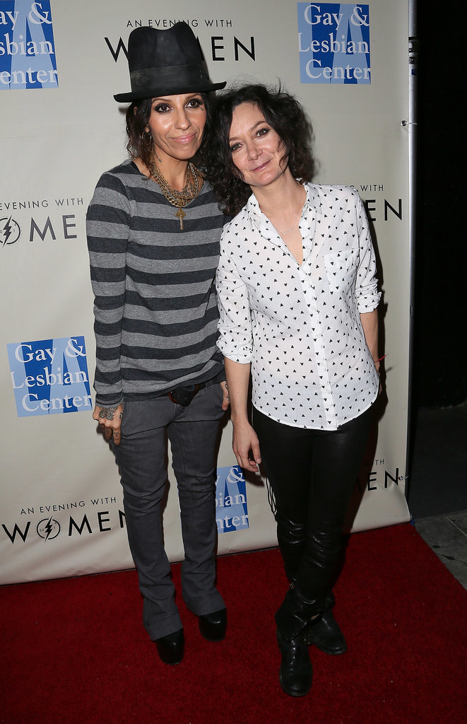 Sara Gilbert and Linda Perry Sara Gilbert and Linda Perry
