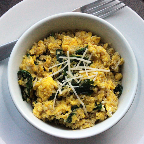 Quinoa and Egg Scramble With Spinach Quinoa and Egg Scramble With Spinach