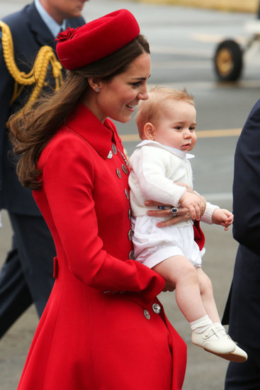 George's arrival in New Zealand on April 7. George's arrival in New Zealand on April 7.