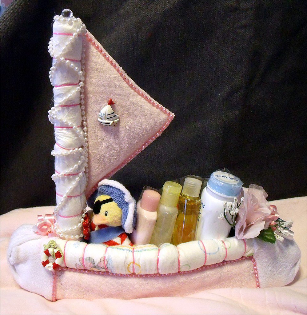 Sailboat Diaper Cake Sailboat Diaper Cake