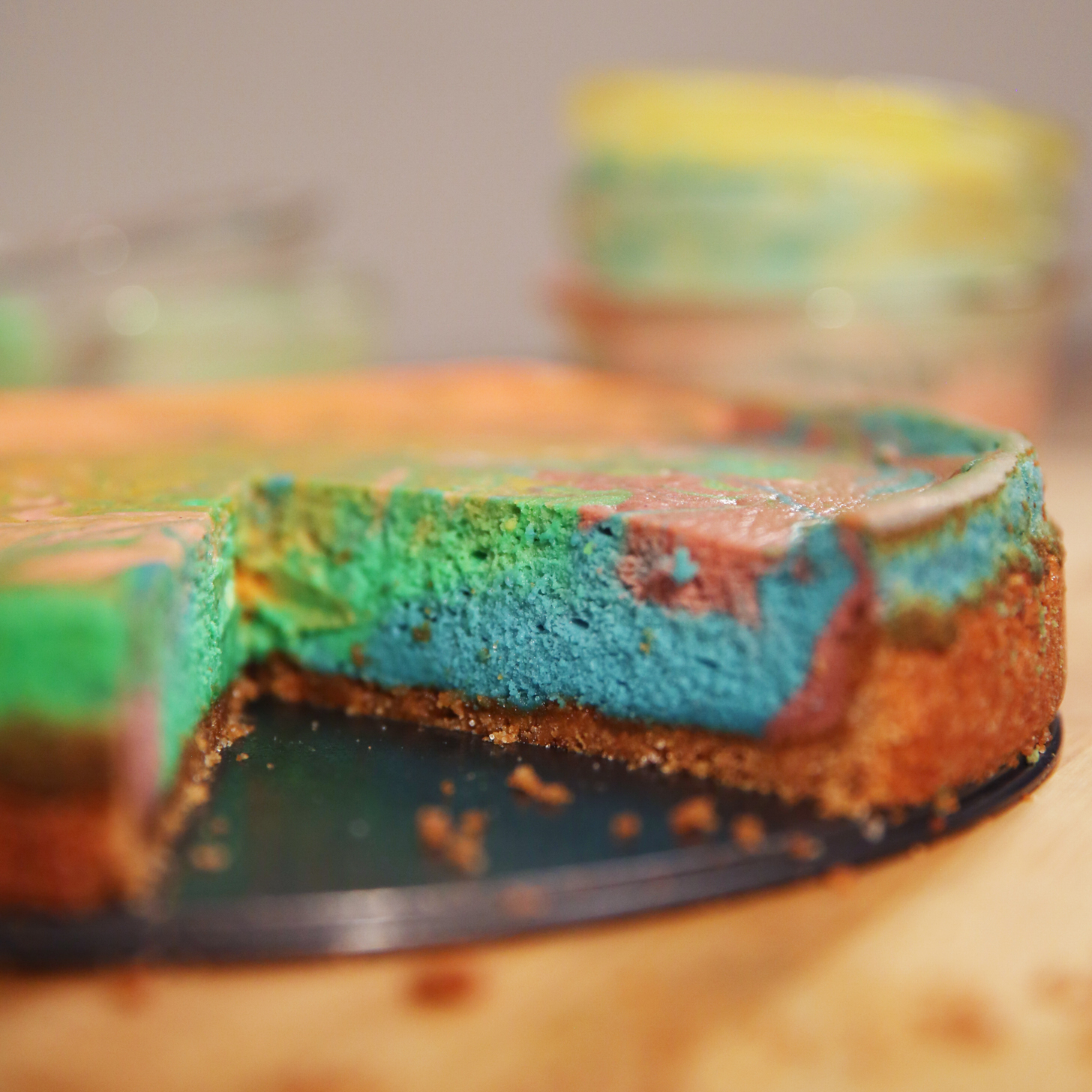 Tie-Dye Your Cheesecake For a Festive Easter Feast