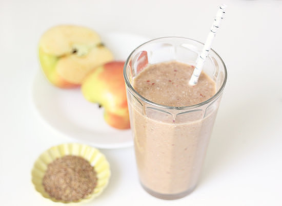 Overnight Apple and Flax Smoothie Overnight Apple and Flax Smoothie