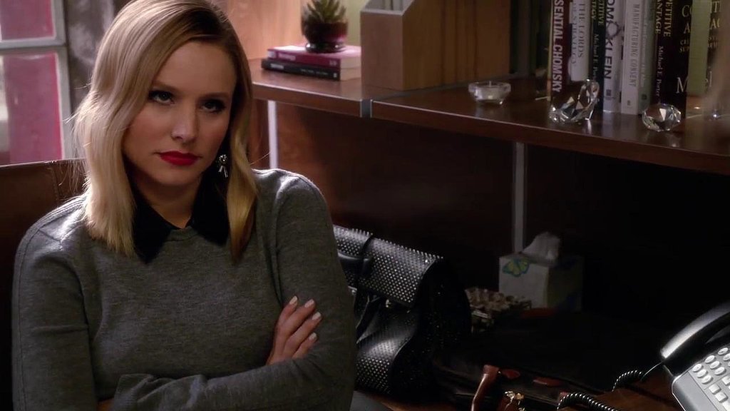 It's worth remembering that Bell was the omniscient voice in Gossip Girl for all six seasons. She then spent some time on Heroes before sliding into her current role alongside Don Cheadle on House of Lies.
It's worth remembering that Bell was the omniscient voice in Gossip Girl for all six seasons. She then spent some time on Heroes before sliding into her current role alongside Don Cheadle on House of Lies.