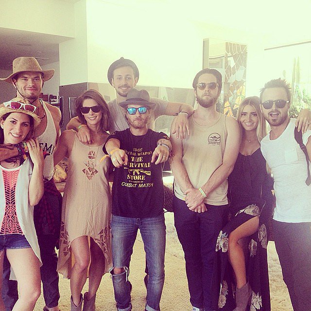 Ashley Greene and Kellan Lutz had a mini Twilight reunion while meeting with Aaron Paul and his wife, Lauren.
Source: Instagram user laurenpaul8
Ashley Greene and Kellan Lutz had a mini Twilight reunion while meeting with Aaron Paul and his wife, Lauren.
Source: Instagram user laurenpaul8