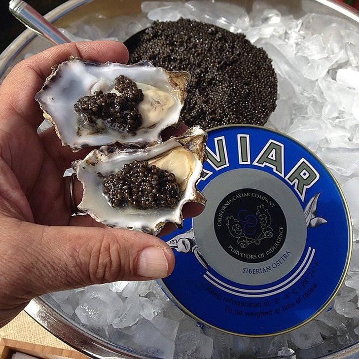 Caviar-Dolloped Oysters Caviar-Dolloped Oysters