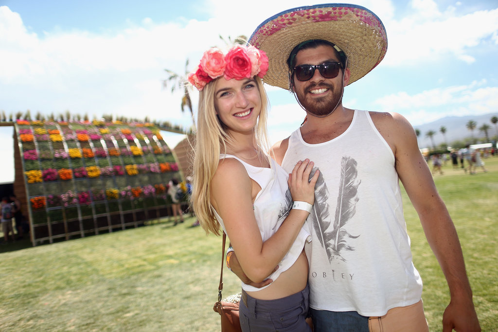 It was all about the toppers for these two at Coachella.
It was all about the toppers for these two at Coachella.