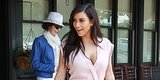 Kim Kardashian Dons Low-Cut Jumpsuit For Lunch With Grandmother Kim Kardashian Dons Low-Cut Jumpsuit For Lunch With Grandmother