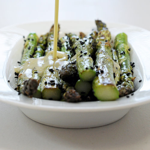 Sesame-Roasted Asparagus With Wasabi Vinaigrette Sesame-Roasted Asparagus With Wasabi Vinaigrette
