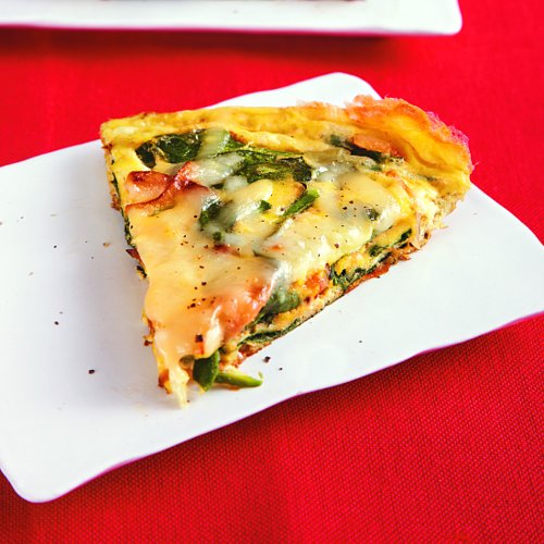 Spinach, Onion, and Swiss Frittata Spinach, Onion, and Swiss Frittata