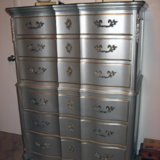 Before and After: A French Provincial Dresser From Drab to Fab Before and After: A French Provincial Dresser From Drab to Fab