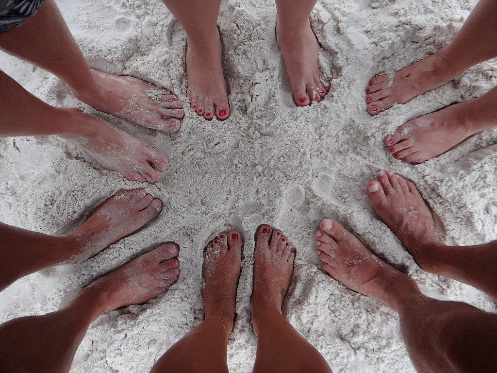 Feet in the Sand Feet in the Sand