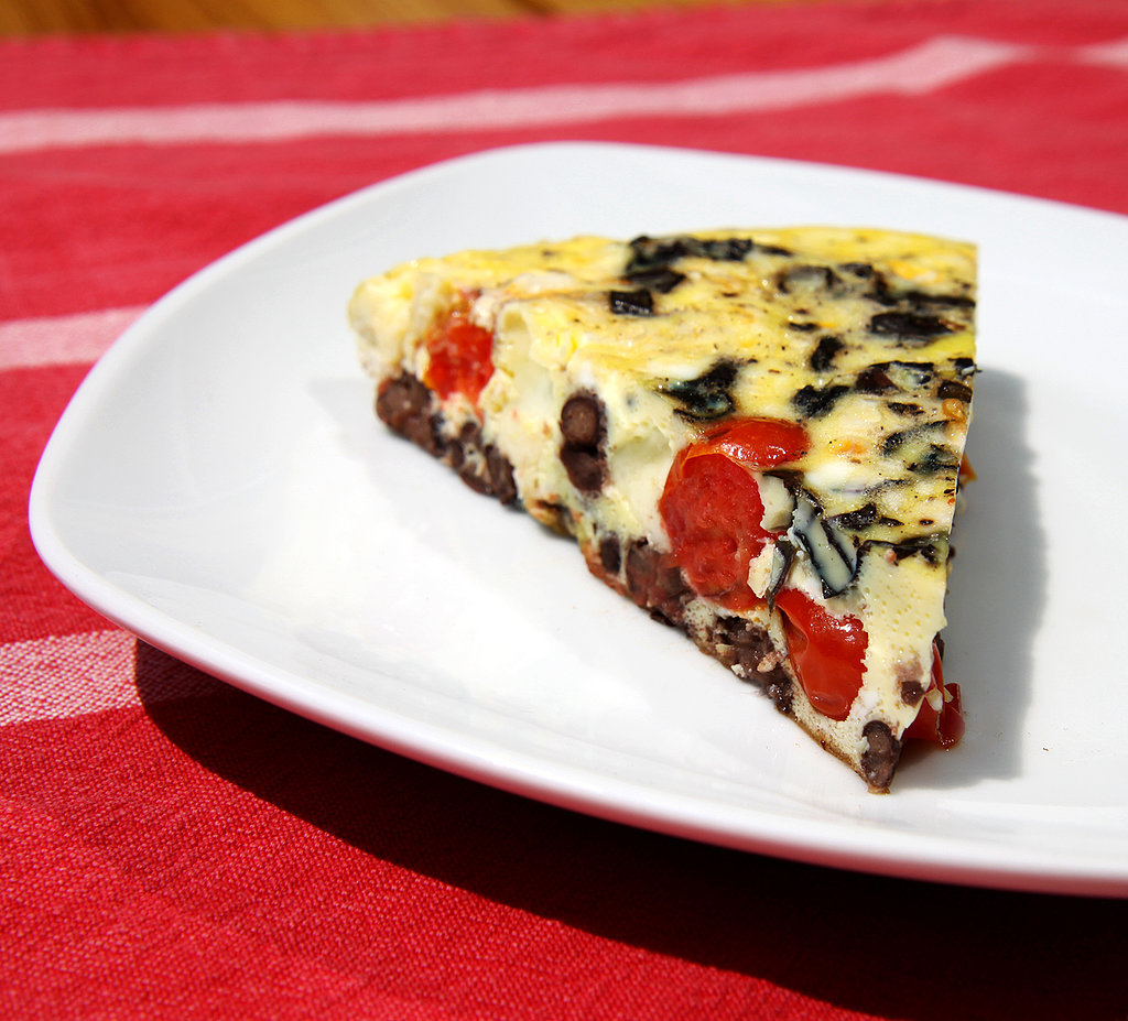 Wednesday: Red, White, Bean, and Basil Frittata Wednesday: Red, White, Bean, and Basil Frittata