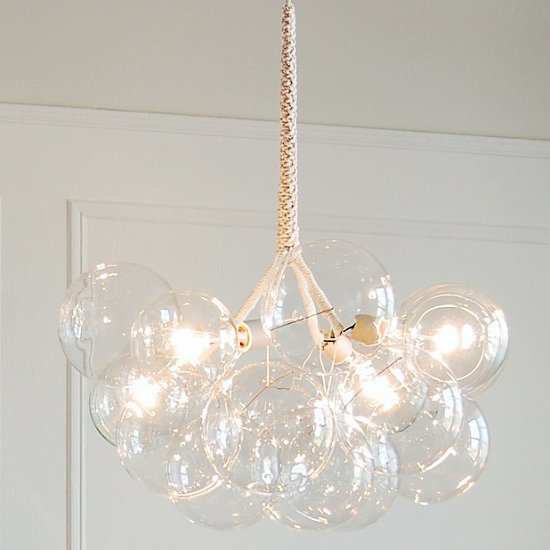 DIY: Recycled Glass Chandelier DIY: Recycled Glass Chandelier