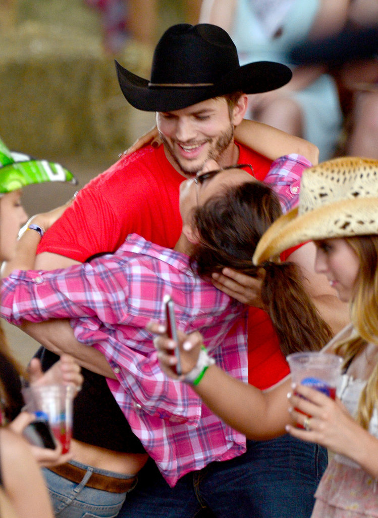 Mila Kunis and Ashton Kutcher Are a Couple of Country Cuties Mila Kunis and Ashton Kutcher Are a Couple of Country Cuties