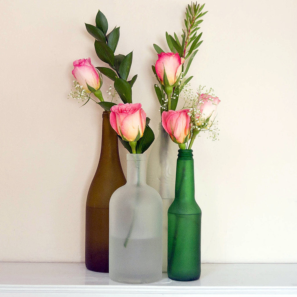 DIY Frosted Vases DIY Frosted Vases