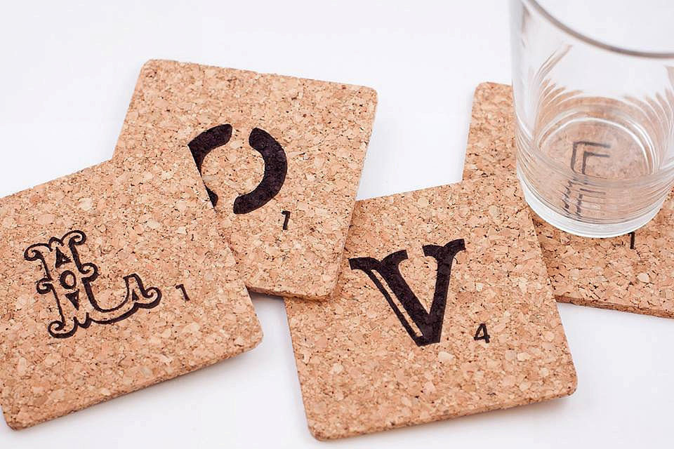 Scrabble Coasters Scrabble Coasters