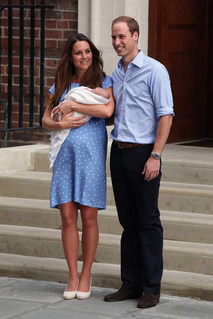 The Royal Couple Outside the Lindo Wing The Royal Couple Outside the Lindo Wing