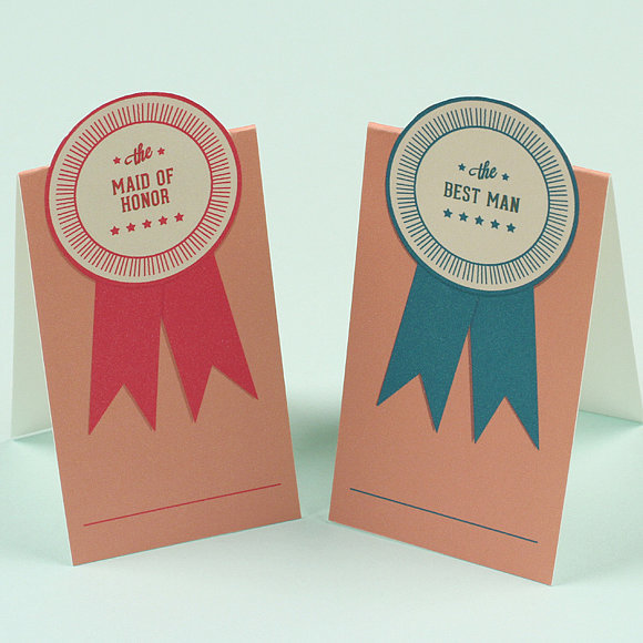 Pop-Up Ribbon Place Cards Pop-Up Ribbon Place Cards