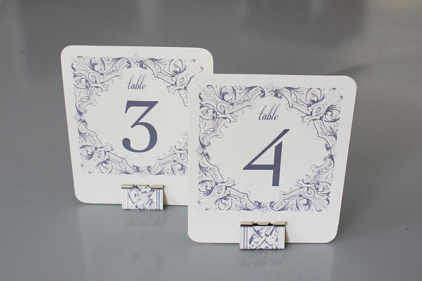 Neutral Gray Table Numbers Neutral Gray Table Numbers