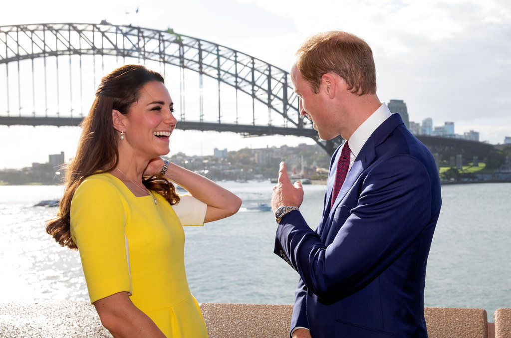 William pointed something out to his wife, Kate, on their 2014 trip to Sydney, Australia.
William pointed something out to his wife, Kate, on their 2014 trip to Sydney, Australia.