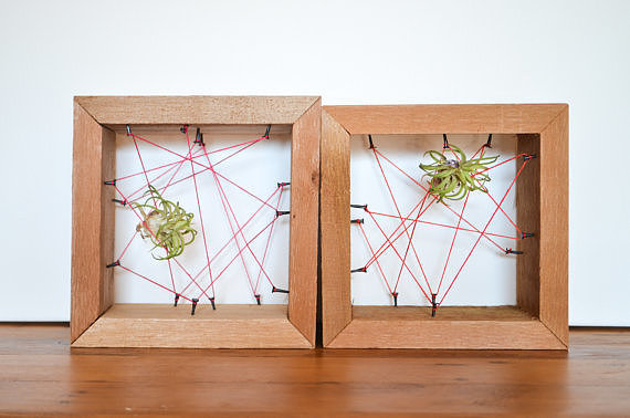 Wood Frame Plant Holder Wood Frame Plant Holder