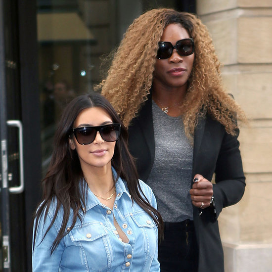 Kim Kardashian and Serena Williams in Paris Kim Kardashian and Serena Williams in Paris