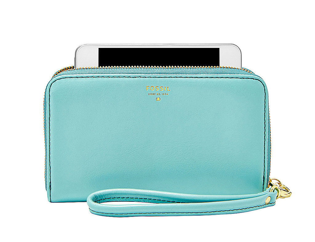 When she doesn't want to have to lug around a purse, this
Fossil phone wallet ($55) is a great option. It fits most smartphones and other essentials like credit cards.
When she doesn't want to have to lug around a purse, this
Fossil phone wallet ($55) is a great option. It fits most smartphones and other essentials like credit cards.