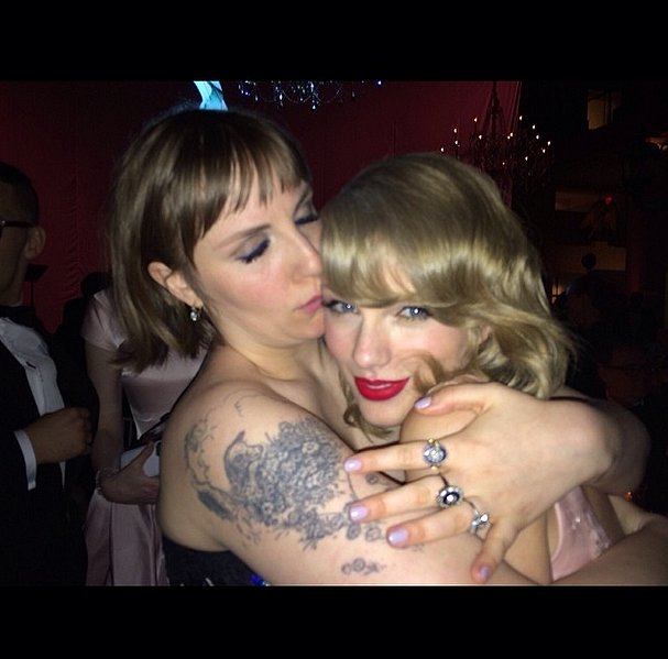 Lena Dunham and Taylor Swift Lena Dunham and Taylor Swift